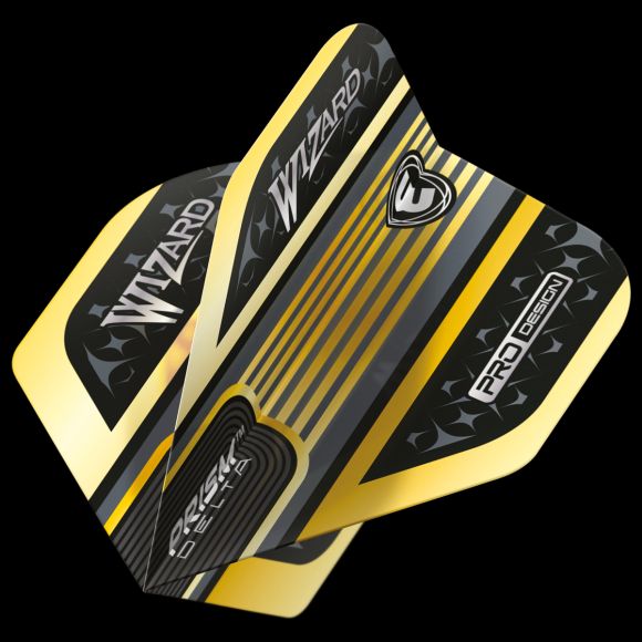 Winmau Specialist Players Prism Delta Wizard Gold Flight Standard