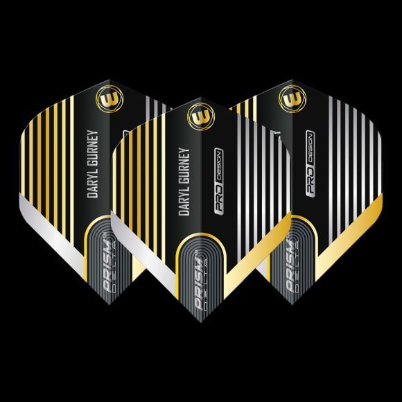 Winmau Specialist Players Prism Delta Daryl Gurney Black & Gold Flight Standard
