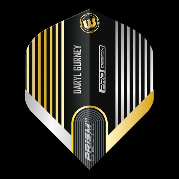 Winmau Specialist Players Prism Delta Daryl Gurney Black & Gold Flight Standard