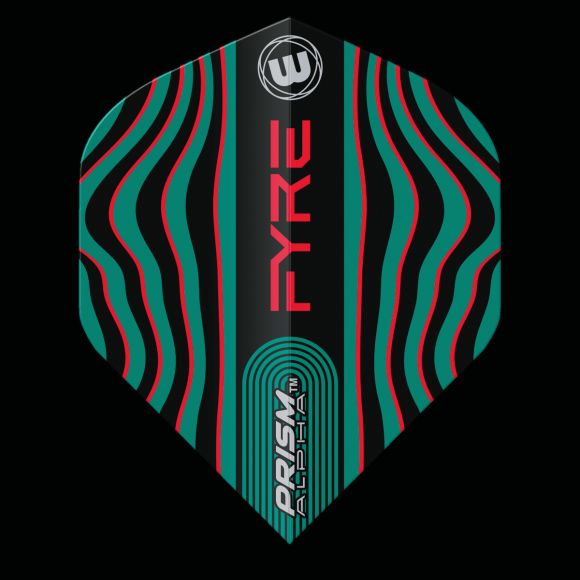 Prism FYRE Alpha Black, Turquoise & Red Extra Thick