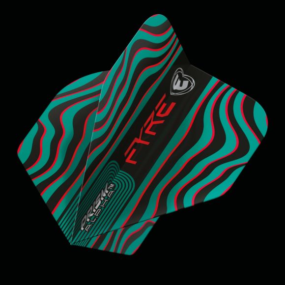 Prism FYRE Alpha Black, Turquoise & Red Extra Thick