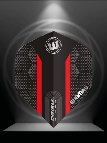 Prism Alpha Black & Red Hexagon Extra Thick
