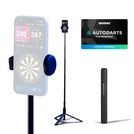 Winmau Autodarts Device Stand + 12 Month PLUS Membership Bundle - PREORDER
