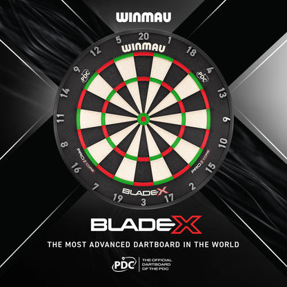 Winmau Blade X - Official PDC Dartboard – Mack Darts Winmau Blade X - Official PDC Dartboard – Mack Darts