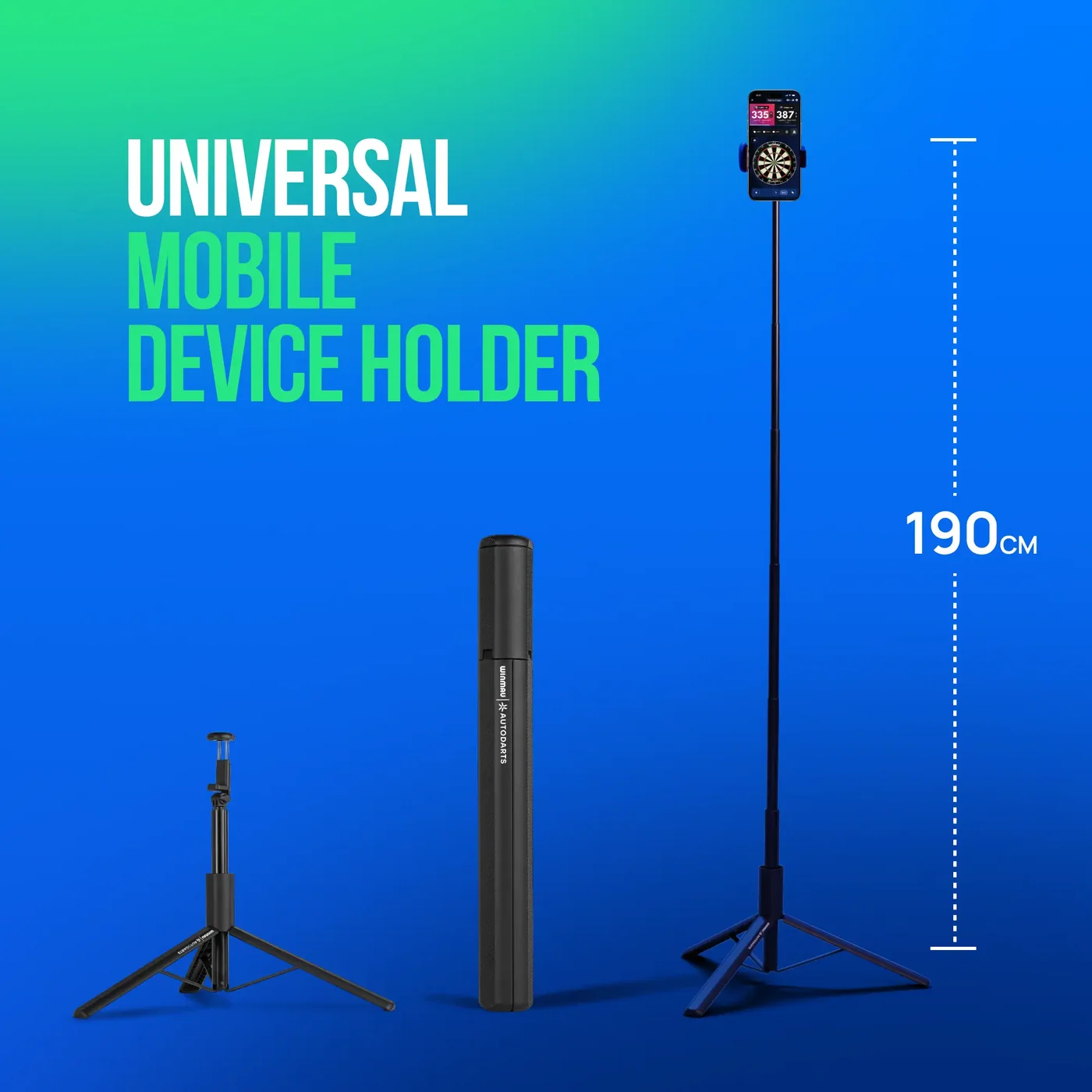 Winmau Autodarts Device Stand + 12 Month PLUS Membership Bundle - PREORDER