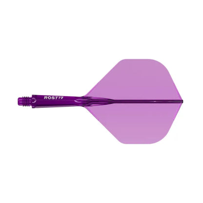 CUESOUL ROST 77 Integrated Dart Shaft & Flight - Big Standard Shape - Short - Transparent O/P/R