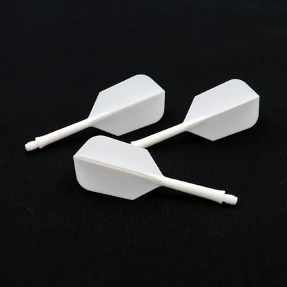 CUESOUL ROST AK5 Integrated Dart Shaft & Flight - Slim Shape - Medium - White