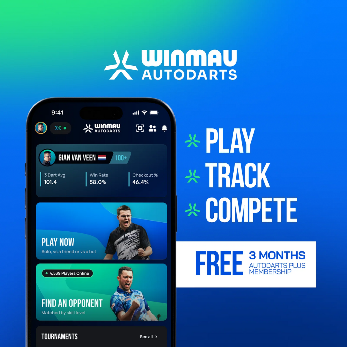 Winmau Autodarts X - Automatic Darts Scoring System - PREORDER