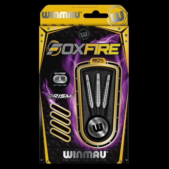 Winmau Foxfire Steel Tip Dart Set 22 gram 80% Tungsten alloy