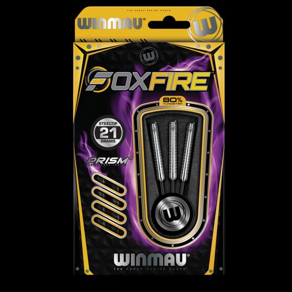 Winmau Foxfire Steel Tip Dart Set 21 gram 80% Tungsten alloy