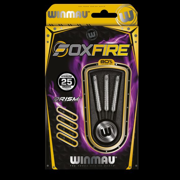 Winmau Foxfire Steel Tip Dart Set 25 gram 80% Tungsten alloy