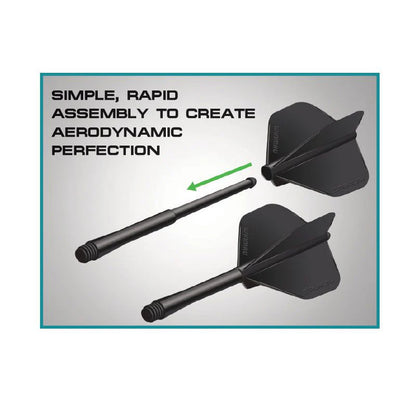 Winmau Stealth Standard 150 Micron Molded Flight - Green