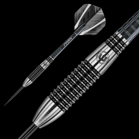 Winmau Blackout Steel Tip Dart Set 24 gram 90% Tungsten alloy