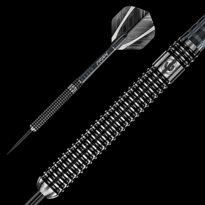 Winmau Blackout Steel Tip Dart Set 22 gram 90% Tungsten alloy