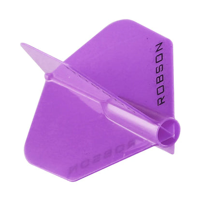 Robson Plus Dart Flights - Slim Purple