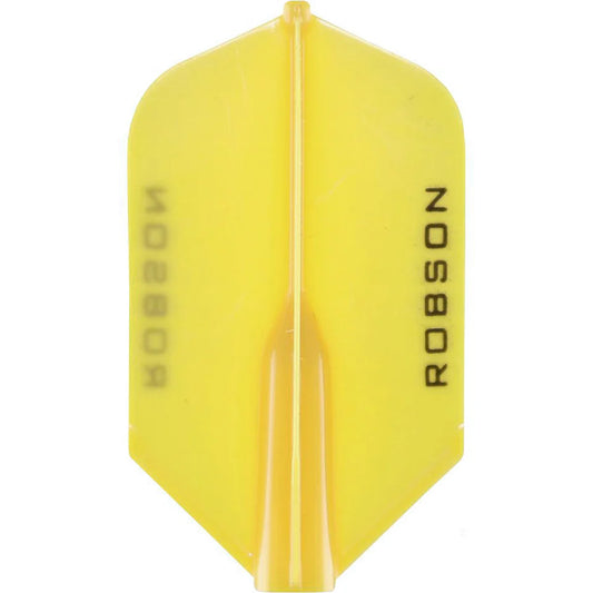 Robson Plus Dart Flights - Slim Yellow
