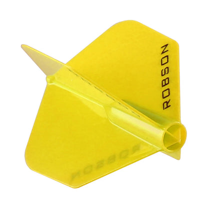 Robson Plus Dart Flights - Slim Yellow