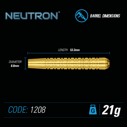 Winmau Neutron 21 gram Brass Steel Tip Darts