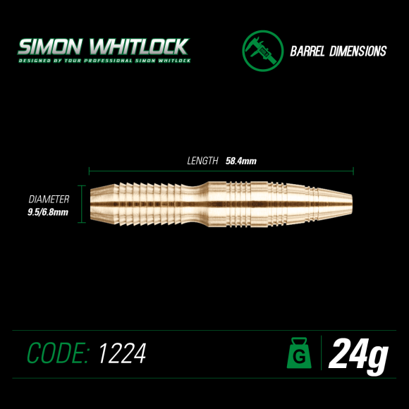 Simon Whitlock 24 gram Brass