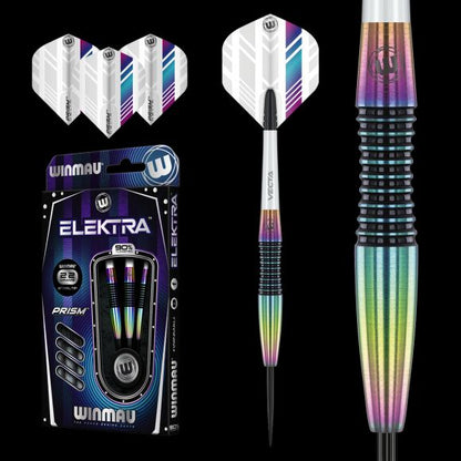Winmau Elektra Steel Tip Dart Set 22 gram 90% Tungsten alloy