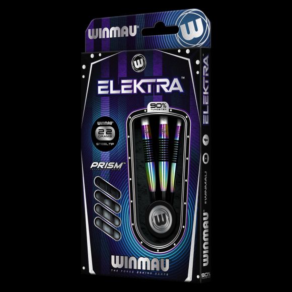 Winmau Elektra Steel Tip Dart Set 22 gram 90% Tungsten alloy