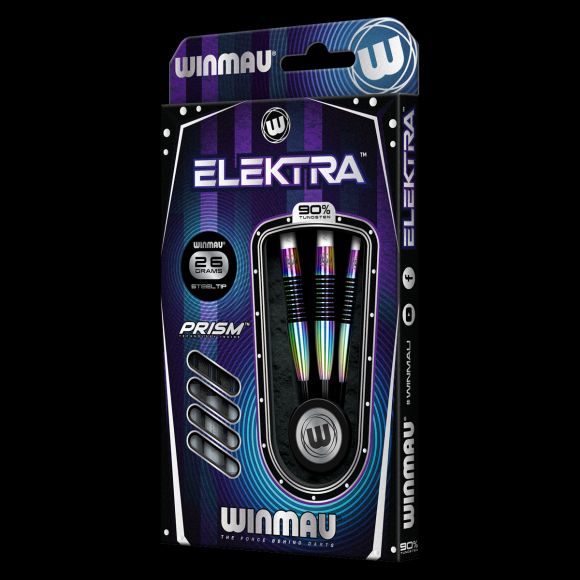 Winmau Elektra Steel Tip Dart Set 26 gram 90% Tungsten alloy