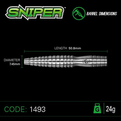 Winmau Sniper 24 gram 90% Tungsten alloy