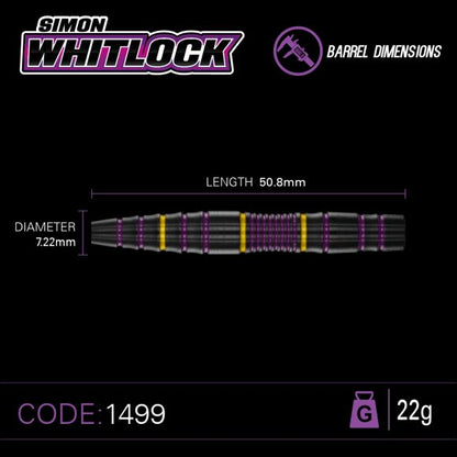 Simon Whitlock 22 grams 85% Tungsten alloy