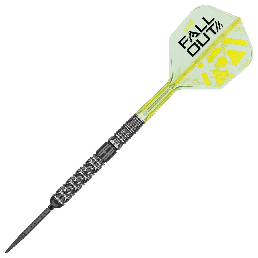 Target Luke Littler Nuke Fallout Swiss Point Steel Tip Darts 90% Tungsten 22g