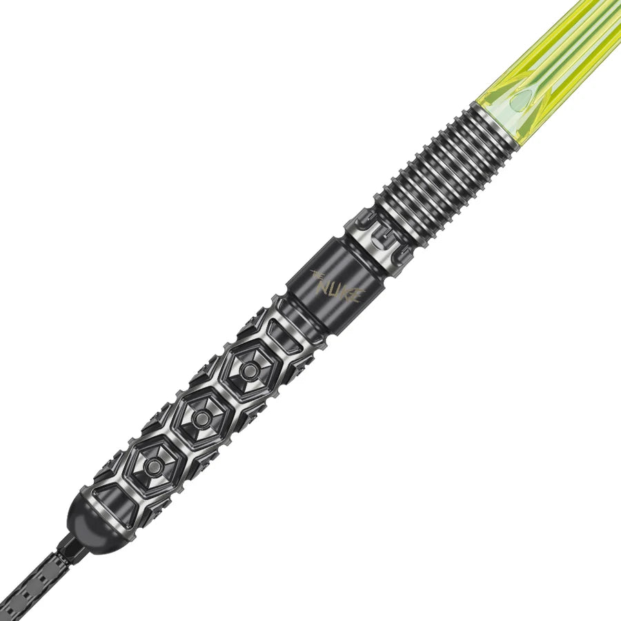Target Luke Littler Nuke Fallout Swiss Point Steel Tip Darts 90% Tungsten 22g