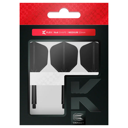 Target K-Flex Flight System No. 6 Medium Black