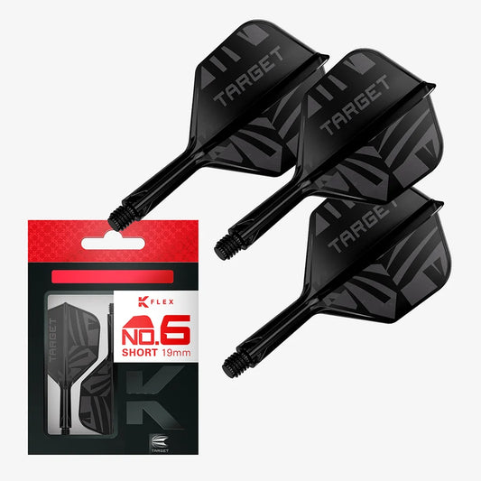 Target Printed K-Flex Flight System No. 6 Short Black