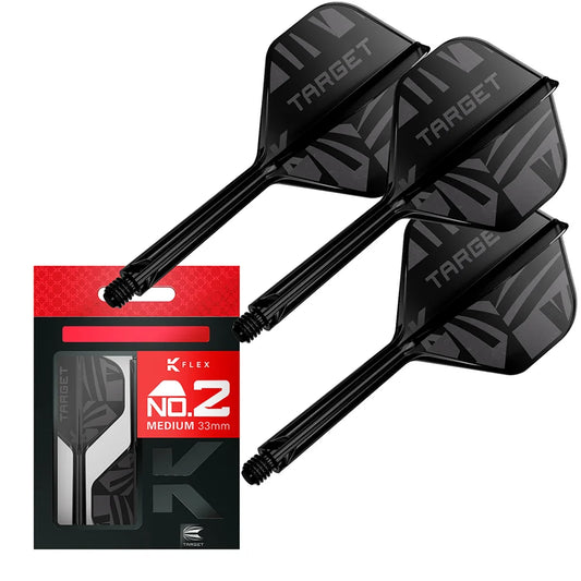 Target Printed K-Flex Flight System No. 2 Medium Black