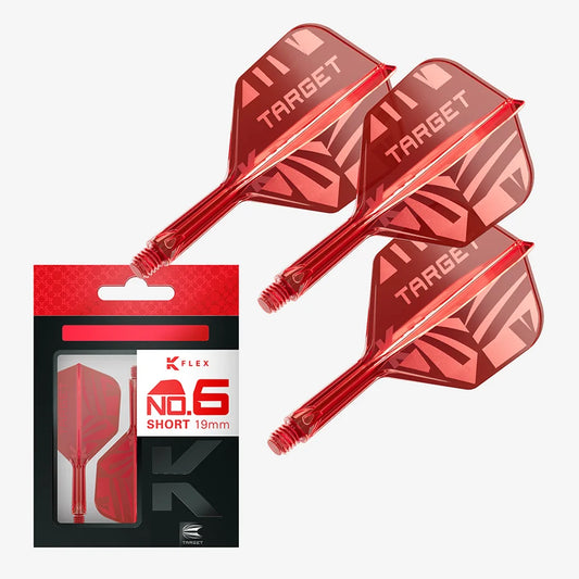 Target Printed K-Flex Flight System No. 6 Short Red