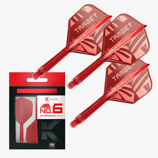 Target Printed K-Flex Flight System No. 6 Medium Red
