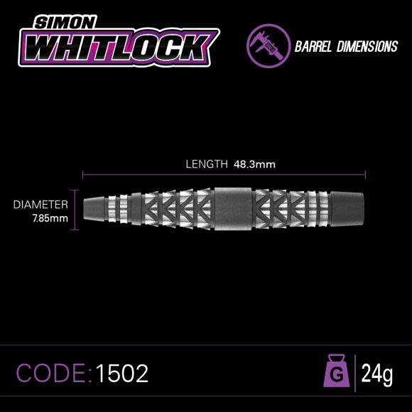 Simon Whitlock 24 gram 90% Tungsten alloy