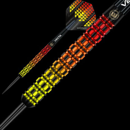 Winmau Firestorm Flame Steel Tip Dart Set 26 gram 90% Tungsten alloy