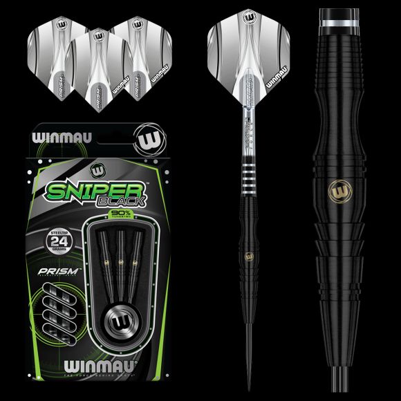 WINMAU Firestorm Flame 23g Professional Tungsten dart set with flights and stems (shafts WINMAU Firestorm Flame 23g Professional Tungsten dart set with flights and stems (shafts