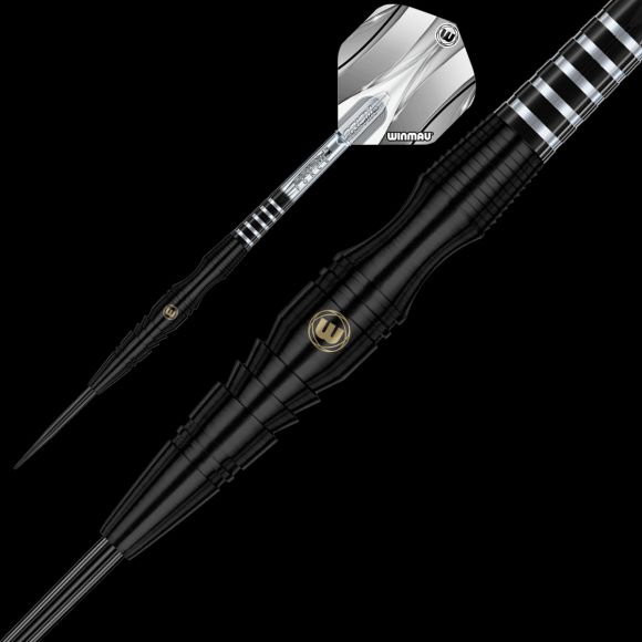 Winmau Sniper Black Steel Tip Dart Set 24 gram 90% Tungsten alloy