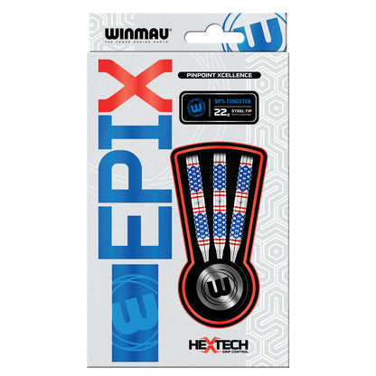 Winmau Epix Steel Tip Dart Set 22 gram 90% Tungsten Alloy