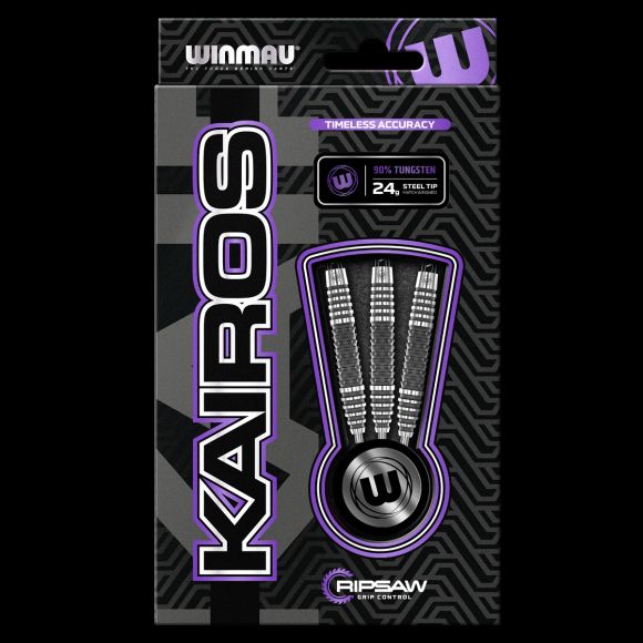 Winmau Kairos 2 Steel Tip Dart Set 24 gram 90% Tungsten Alloy