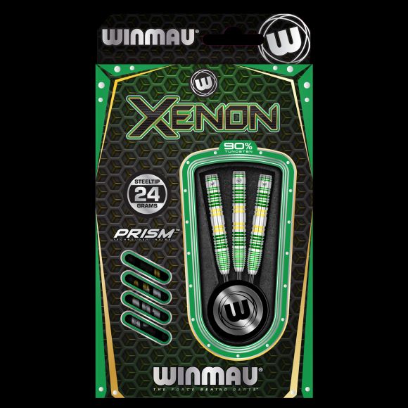 Winmau Xenon Steel Tip Dart Set 24 gram 90% Tungsten Alloy
