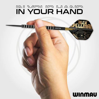 Winmau Alex Spellman Steel Tip Darts 22g 90% Tungsten Alloy