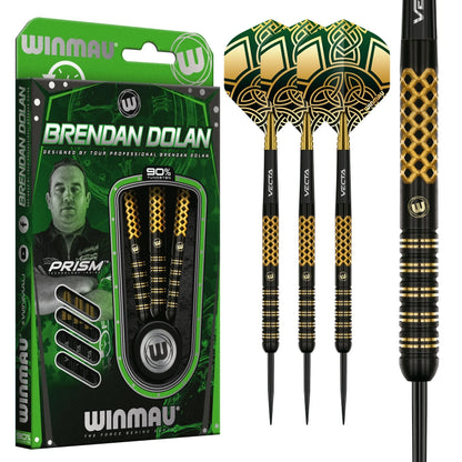 Winmau Brendan Dolan Steel Tip Darts 25g 90% Tungsten Alloy