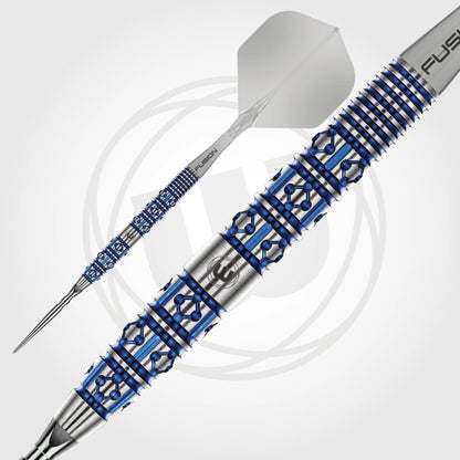 Winmau Frontier Collection - Lunaris Switch Point Steel Tip Darts - Tapered 24g 90% Tungsten Alloy