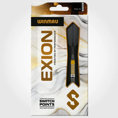 Winmau Frontier Collection - Exion Switch Point Steel Tip Darts - Parallel 22g 90% Tungsten Alloy