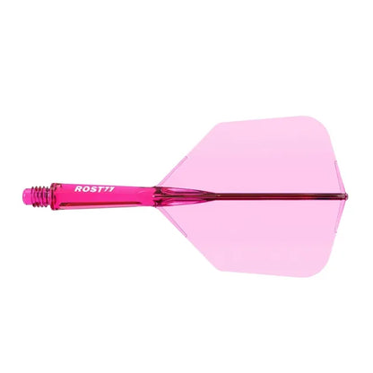 CUESOUL ROST 77 Integrated Dart Shaft & Flight - Big Wing Shape - Long - Transparent O/P/R