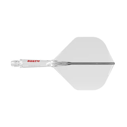 CUESOUL ROST 77 Integrated Dart Shaft & Flight - Big Standard Shape - Medium - Transparent R/Y/B