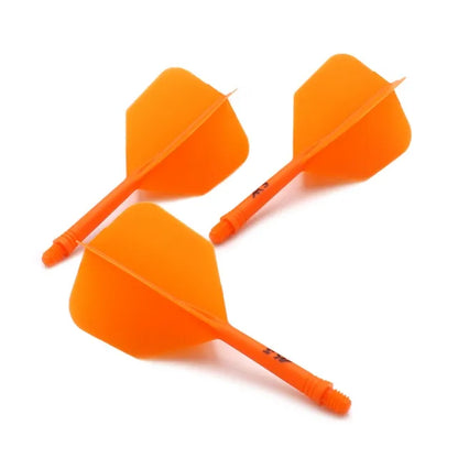 CUESOUL ROST AK5 Integrated Dart Shaft & Flight - Big Wing Shape - Short - Orange