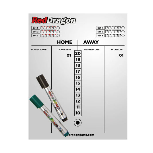 Red Dragon Dry Wipe Scoreboard